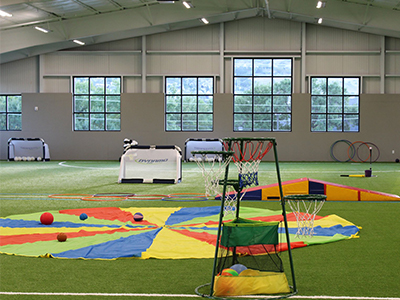 Steel recreational building